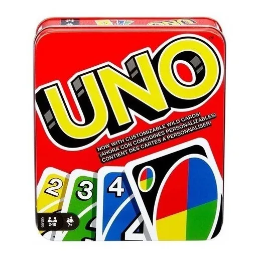 Juego De Cartas Uno En Lata Edicion Limitada 