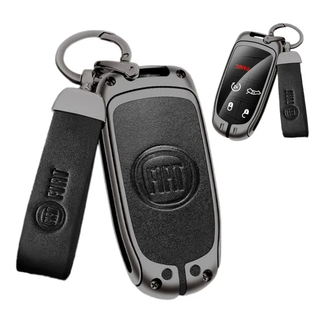 Capa Chave Chaveiro Premium Fiat Pulse Strada Fastback Couro