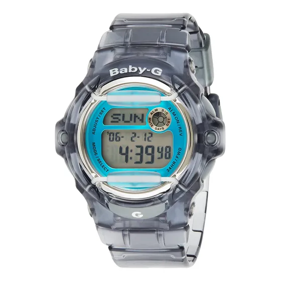 Reloj Casio Baby-g Bg169r-8b Gris Transparente De Resina Par