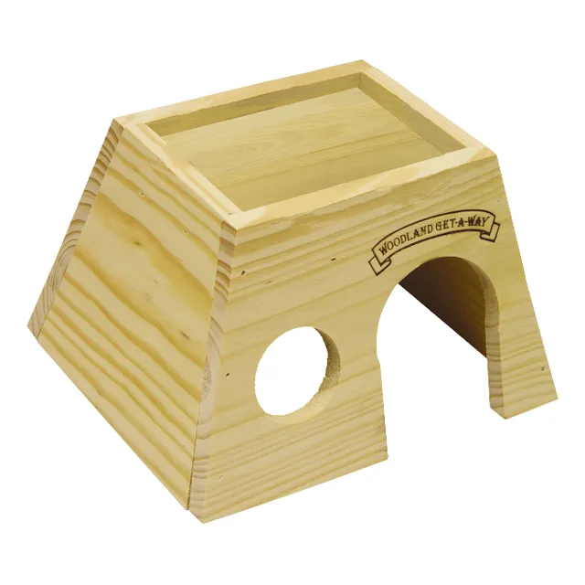 Kaytee Casita De Madera Para Dormir Hamster Gerbil Roedores