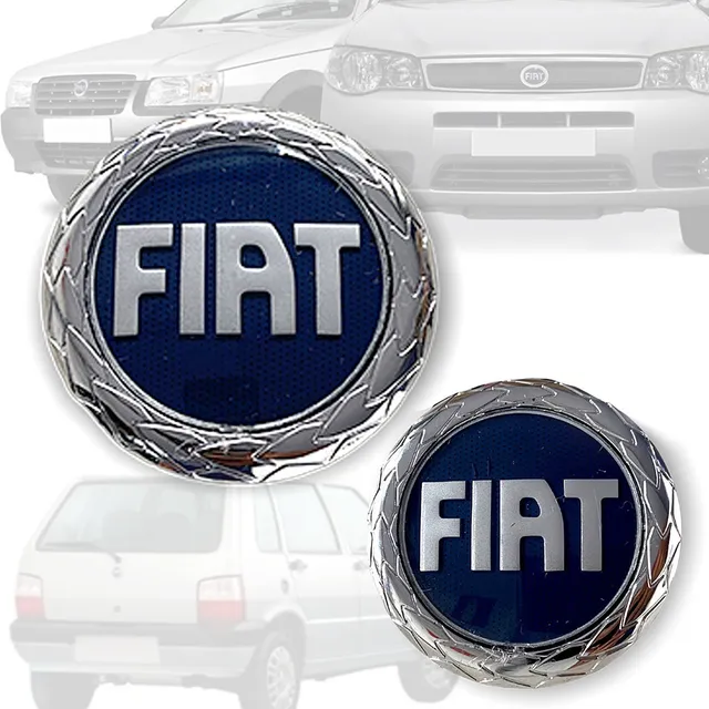Kit Emblemas Original Fiat Uno 2004 2005 2006 2007 A 2010