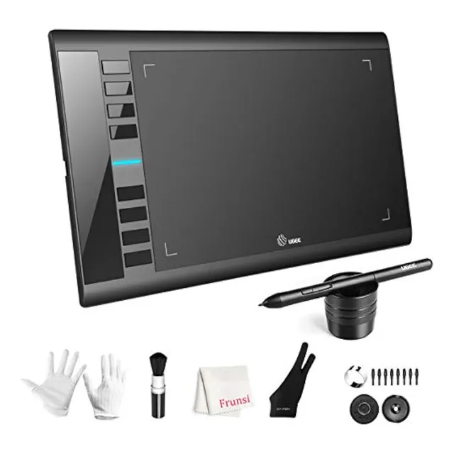 Ugee M708 - Tableta De Dibujo Grande De 10 X 6