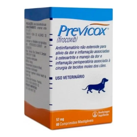 Previcox Dog 57 Mg 60 Comp Mastigaveis