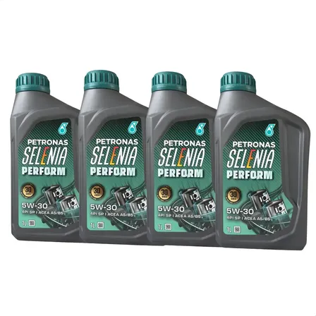 KIT 4 LITROS OLEO 5W30 PETRONAS SELENIA PERFORM