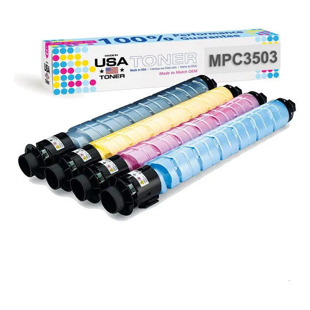 Toner Compatible Ricoh Mp C3003 C3004 C3504 Negro Cian Amari