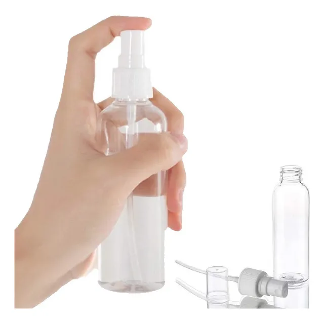 Botella Envase Pet Atomizador Bote Pulverizador 100ml Transparente