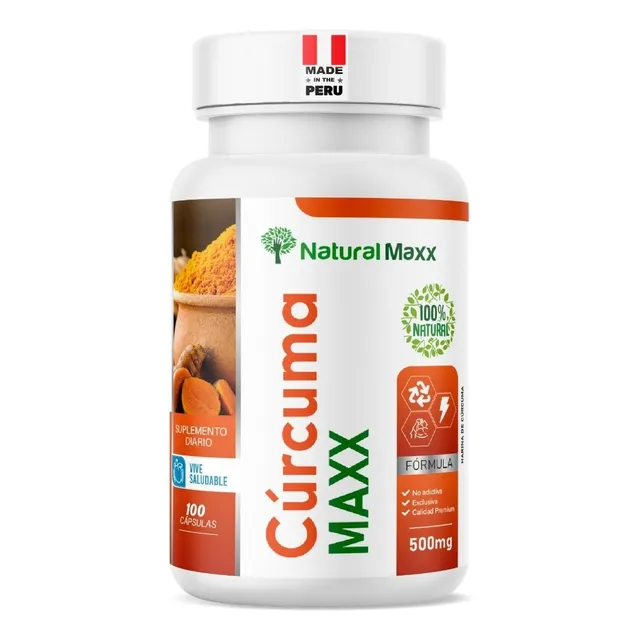 Curcuma 100 Capsulas Naturalmaxx Curcuminoids Turmeric