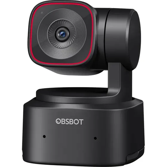 Cámara Web Obsbot Tiny 2 Lite Uhd Color Negro/rojo