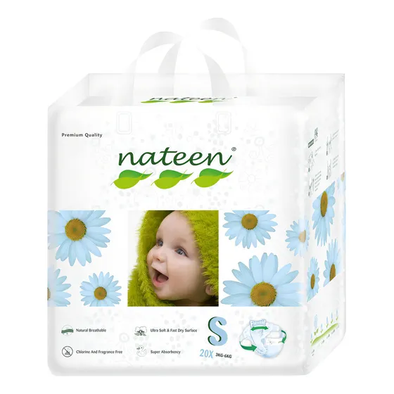 Talla S (20 Uds.) - Pañales Ecológicos Nateen