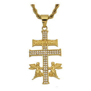 Corrente Com Pingente Cruz De Caravaca Lorena Cravejado Corrente Com Pingente Cruz De Caravaca Lorena Cravejado