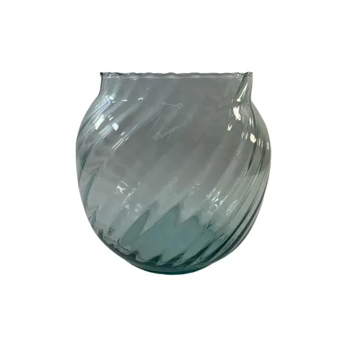 Bowl Bol Vidrio Florero Jarron Florero Adorno 18cm X 13,5cm 