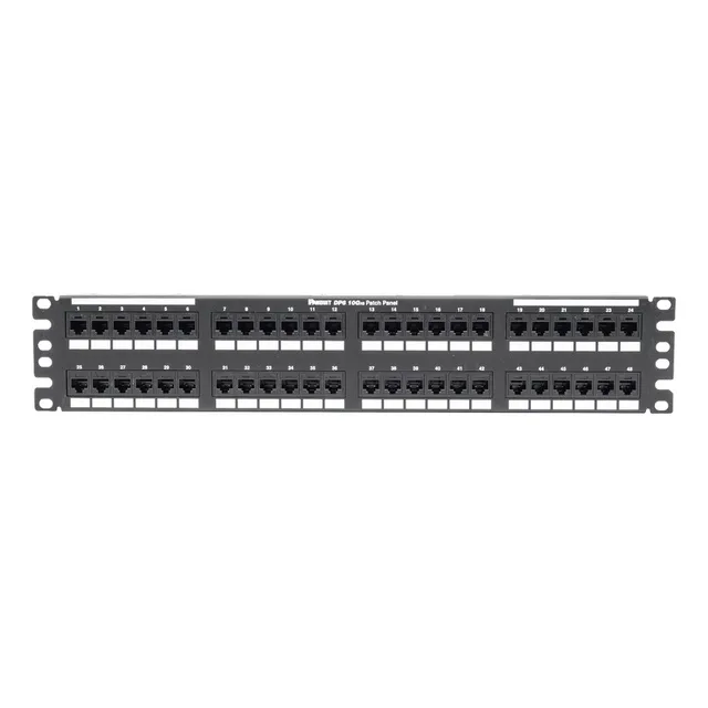 Panel De Parcheo Panduit De 48 Puertos Para Rack 19''