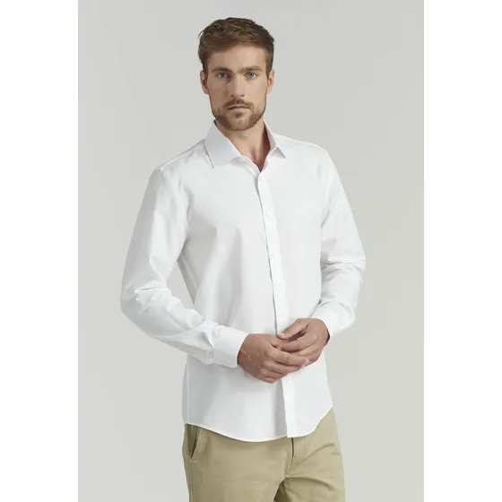 Camisa Austin Smart Casual Blanco Fw25 Ferouch