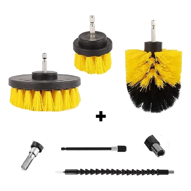 Set De 3 Cepillos De Limpieza Para Taladro O Atornilladora