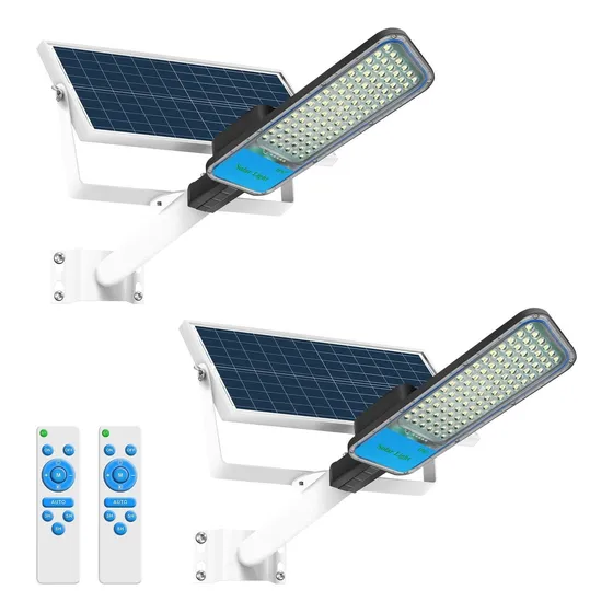 Luz Solar Calle Sensor Movimiento Led Seguridad Inundacion