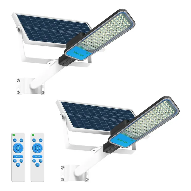 Luz Solar Calle Sensor Movimiento Led Seguridad Inundacion