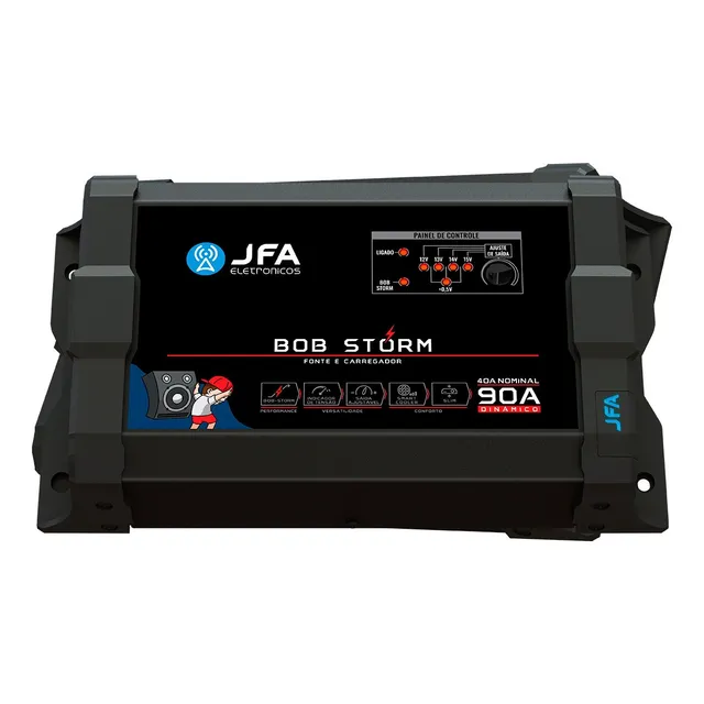 Fonte Carregador Jfa 90 Amperes P/ Caixa Bob Muito Forte