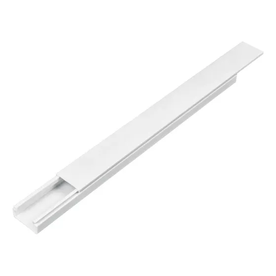 Canaleta Wireplus Pvc Autoadhesiva De 2 Metros 10x10cm