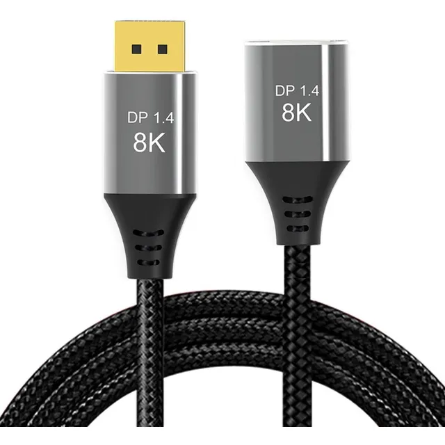 Xiwai Displayport 14 8k 60hz Cable De Extensión Macho A Uhd