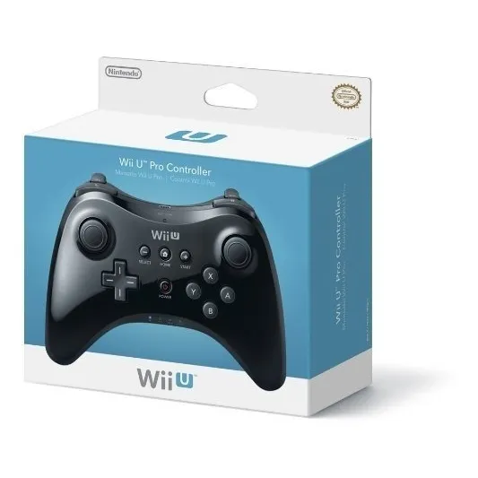 Nintendo Wii U Pro Controller Negro Sellado Mando Black