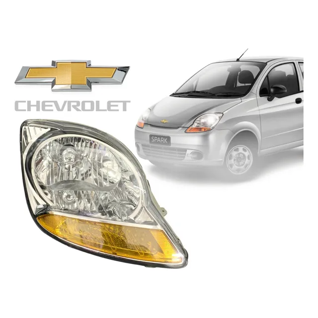 Faro Izquierdo Para Chevrolet Spark 2007