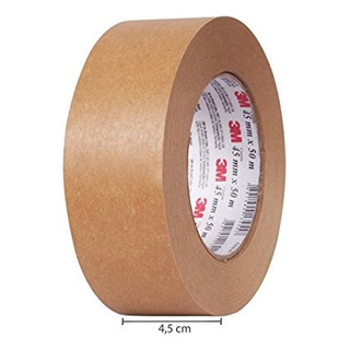Fita Para Empacotamento Scotch 3777 45mm X 50m Cor Marrom Liso Fita Para Empacotamento Scotch 3777 45mm X 50m Cor Marrom Liso