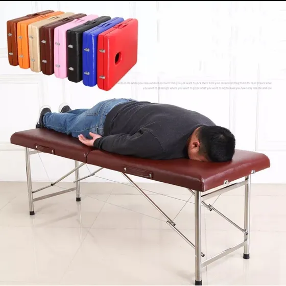 Cama Plegable Portátil Acupuntura Medicina Tradicional China
