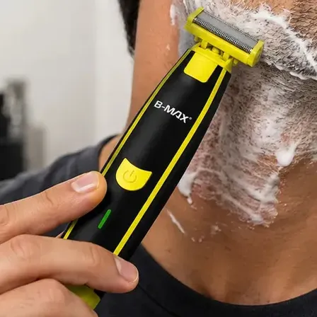Aparador De Pelos Elétrico Prova D'água Barbear E Depilar Portátil 120 Minutos Com Pentes
