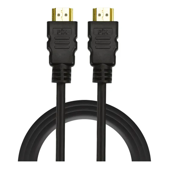 Cabo Hdmi 2.0 Gold 4k 3d Ultrahd 19 Pinos Chip 50cm Pix 0,5m