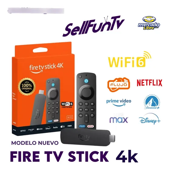 Amazon Fire Tv Stick 4k Con Wifi 6 4 Núcleo Nueva Versión