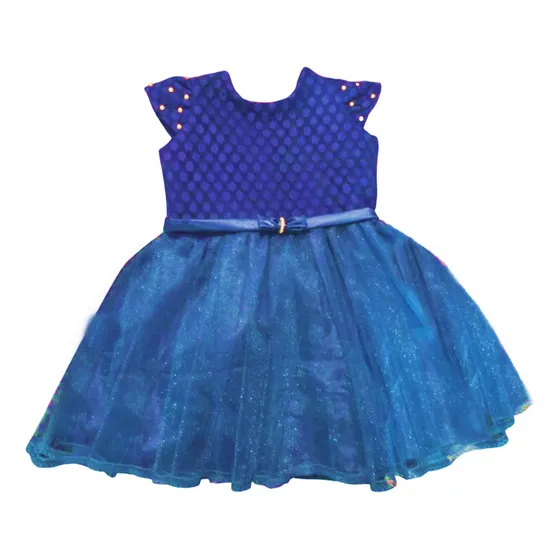 Vestidos Elegantes Niñas Color Azul Rey