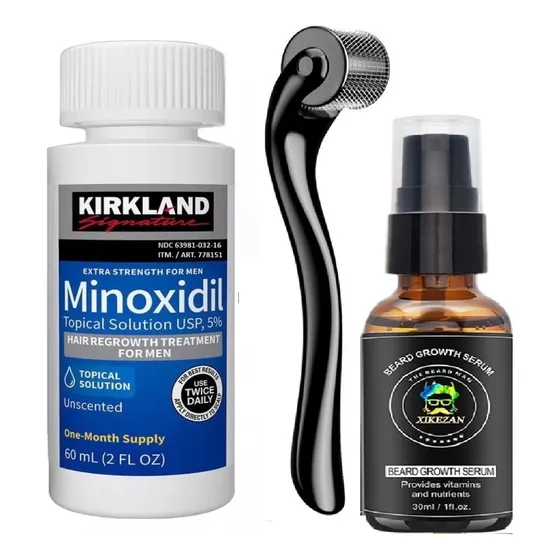 Minoxidil Kirkland Frasco 1 Serum Crecimiento De Barba Beard