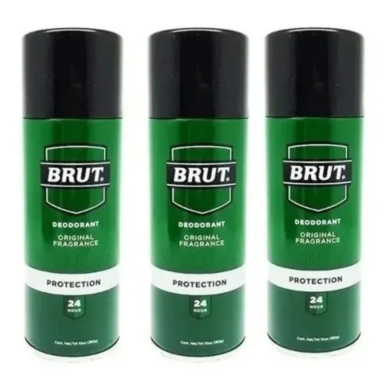 Kit C\ 03 Deodorante Brut Importado 283 G - Original -