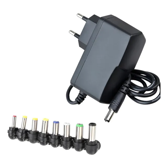 Transformador 12v 1a Puntas Intercambiables Cargador Fuente