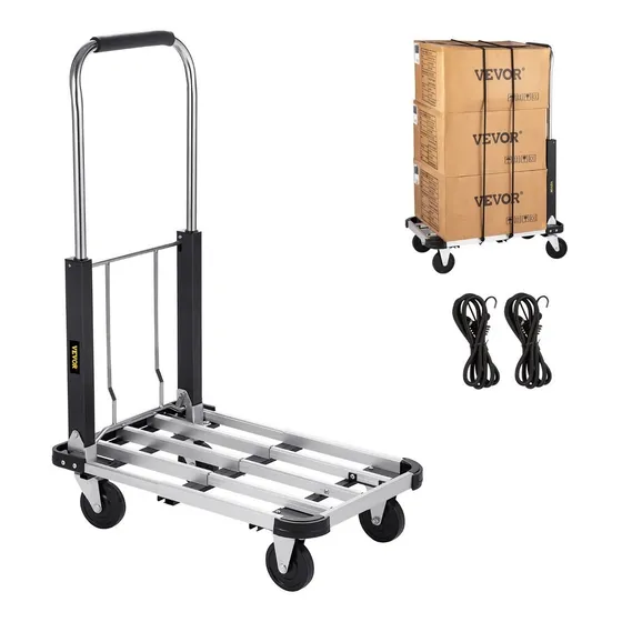 Carro De Carga Mano Pegable Con Ruedas 150kg