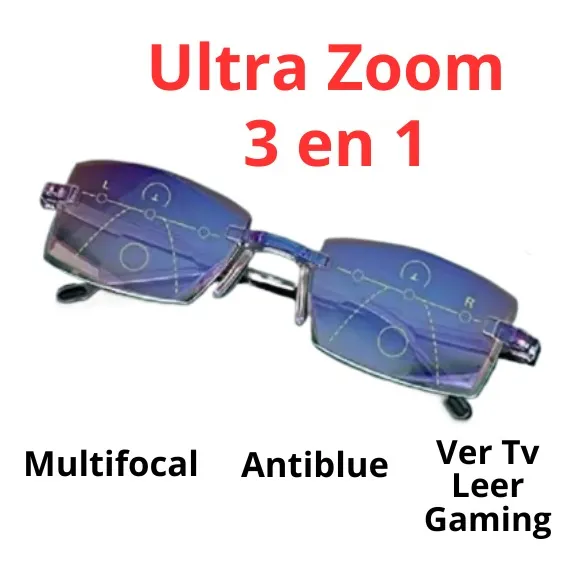 Lentes Ultra Zoom Contra Luz Azul Anti Blue