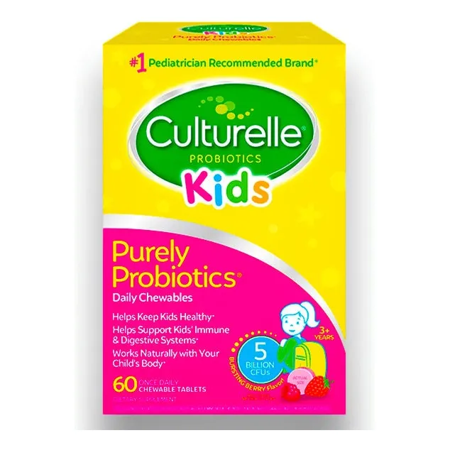 Probiotico Culturelle Kids Niños 60 Tablets Masticables
