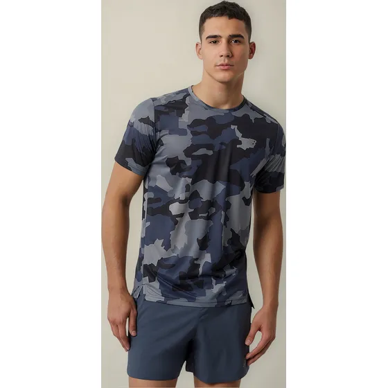 Remera New Balance De Hombre - Mt23223thn