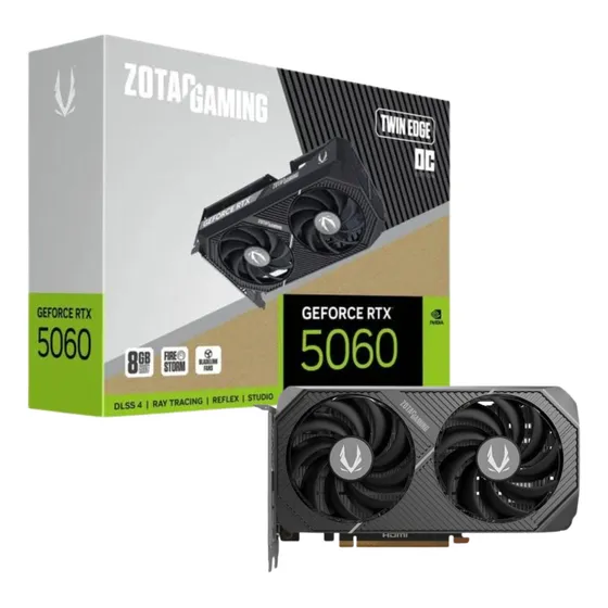 Mercado Livre Placa De Vídeo Zotac Gaming Rtx 5060 8gb Gddr7 Oc image