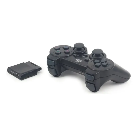 Joystick Control Inalambrico Compatible Play Ps2 Ps3 Pc Color Negro | Cuotas sin interés