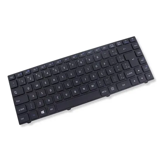 Teclado Mp-09p88pa-f515 Para Notebook Positivo Unique N3955 Cor Preto