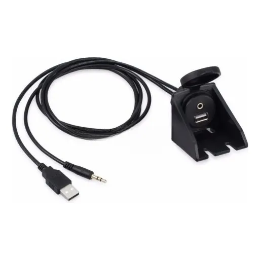 Kit De Coche Barco Dash Flush Mount Usb 3,5 Mm 1/8 Cable De 