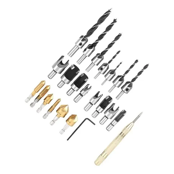 23x Herramienta Perforación Carpintería