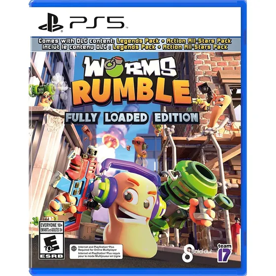 Soporte físico para PS5 de Worms Rumble, edición totalmente cargada
