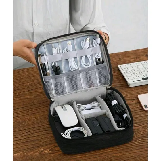 Organizador Portátil Para Cables Cargador Viajero