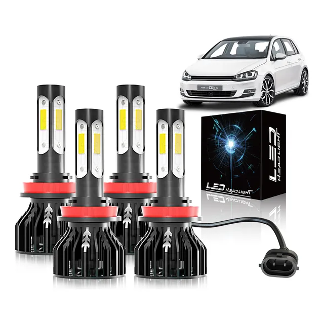 9005 H11 Kit De Focos Led De 4 Lados 11000lm Para Mazda