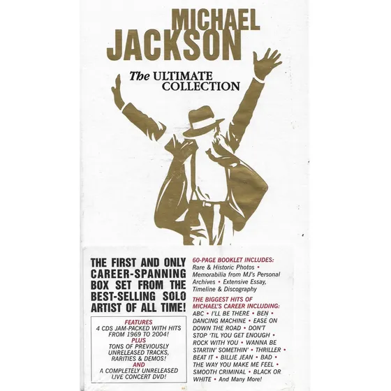 Box - Dvd + 4cds Michael Jackson - The Ultimate Collection