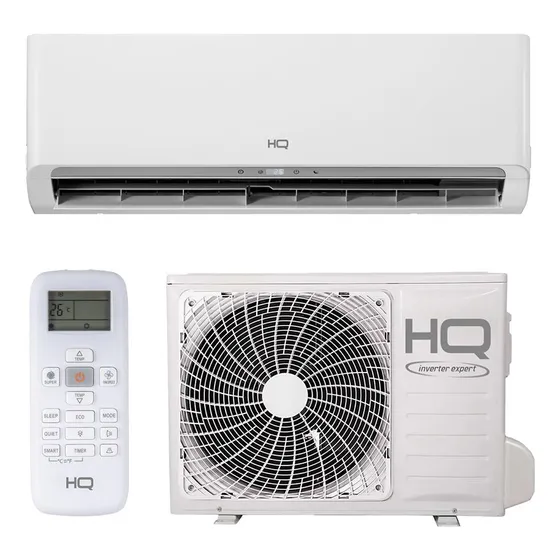 Ar Condicionado Split 220V HQ Hi Wall Inverter 12.000 BTU/h frio monofásico branco HQ-INV12000FH