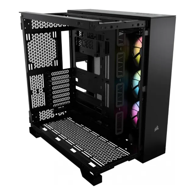 Gabinete Corsair Icue Link 6500x Rgb Ventana Midi Tower Neg