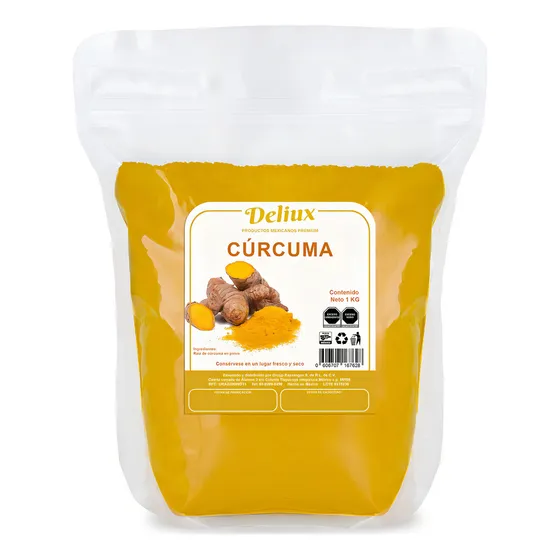 Cúrcuma Molida Polvo 100% Natural 1kilogramo Deliux